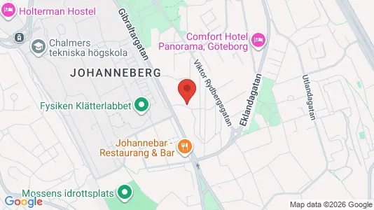 Apartments for rent i Johanneberg - kort over placeringen