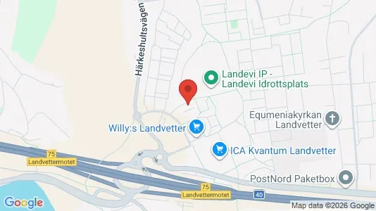 Apartments for rent i Härryda - kort over placeringen