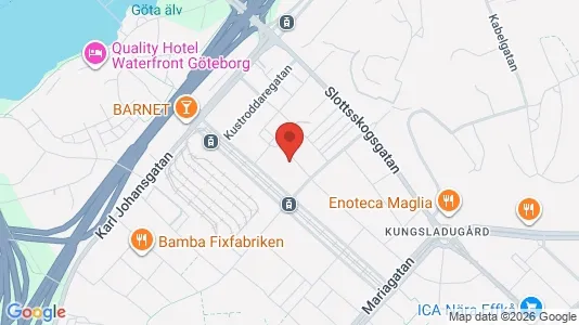 Apartments for rent i Majorna-Linné - kort over placeringen