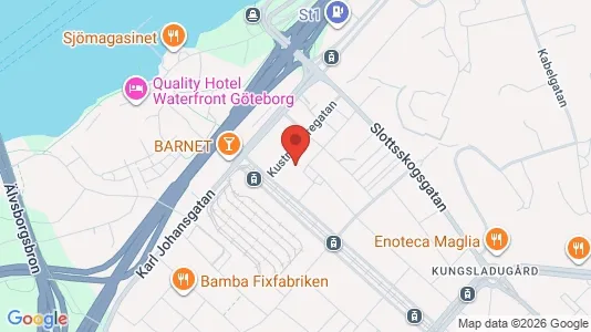 Apartments for rent i Majorna-Linné - kort over placeringen