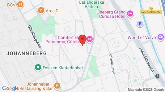 Apartments for rent i Johanneberg - kort over placeringen