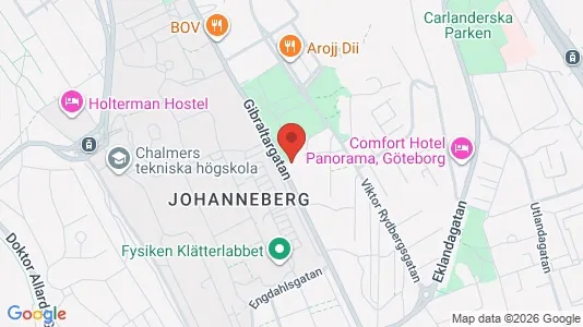 Apartments for rent i Johanneberg - kort over placeringen