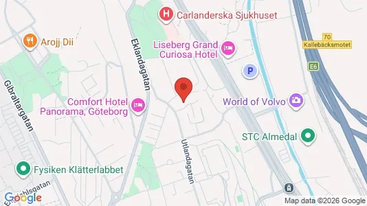 Apartments for rent i Johanneberg - kort over placeringen