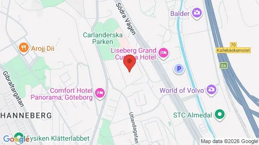 Apartments for rent i Johanneberg - kort over placeringen