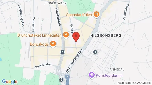 Apartments for rent i Gothenburg City Centre - kort over placeringen