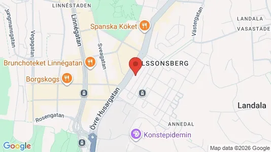 Apartments for rent i Gothenburg City Centre - kort over placeringen