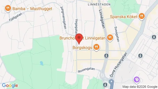 Apartments for rent i Gothenburg City Centre - kort over placeringen