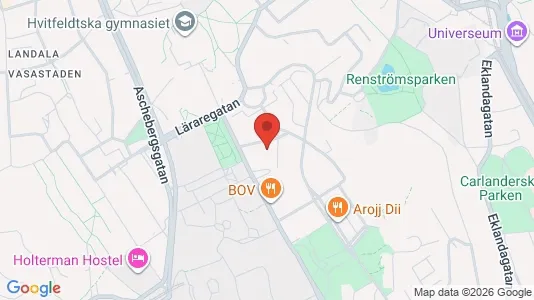 Apartments for rent i Johanneberg - kort over placeringen
