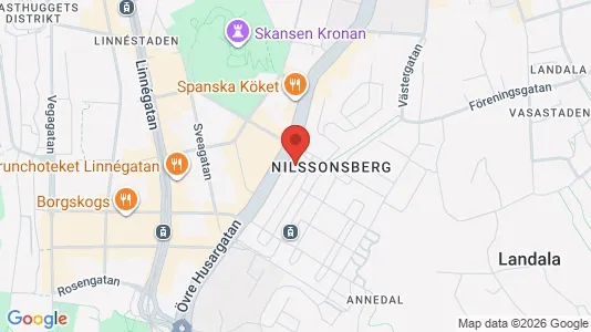 Apartments for rent i Gothenburg City Centre - kort over placeringen
