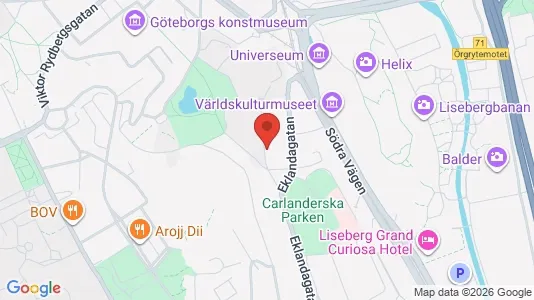 Apartments for rent i Johanneberg - kort over placeringen
