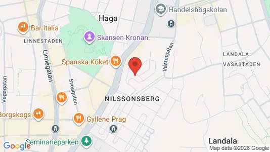 Apartments for rent i Gothenburg City Centre - kort over placeringen