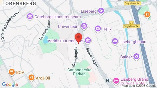 Apartments for rent i Johanneberg - kort over placeringen