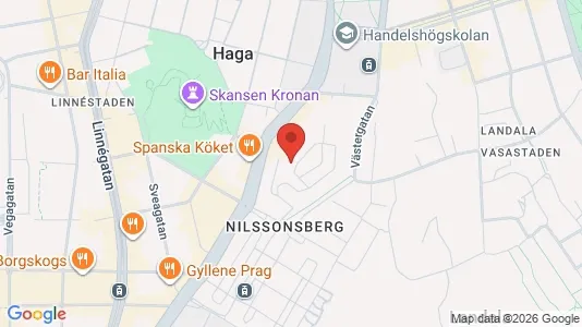 Apartments for rent i Gothenburg City Centre - kort over placeringen