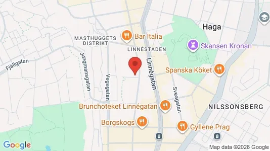 Apartments for rent i Gothenburg City Centre - kort over placeringen