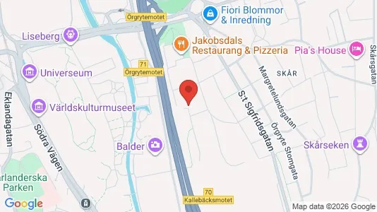 Apartments for rent i Örgryte-Härlanda - kort over placeringen
