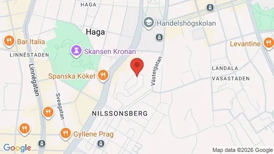Apartments for rent i Gothenburg City Centre - kort over placeringen