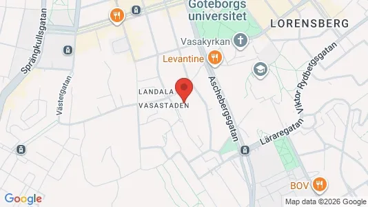 Apartments for rent i Gothenburg City Centre - kort over placeringen