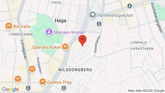 Apartments for rent i Gothenburg City Centre - kort over placeringen