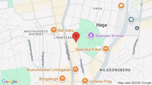 Apartments for rent i Gothenburg City Centre - kort over placeringen