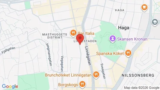 Apartments for rent i Gothenburg City Centre - kort over placeringen