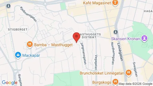 Apartments for rent i Gothenburg City Centre - kort over placeringen