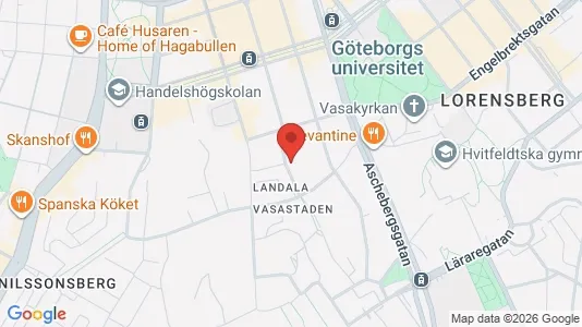 Apartments for rent i Gothenburg City Centre - kort over placeringen