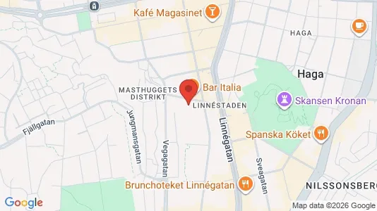 Apartments for rent i Gothenburg City Centre - kort over placeringen