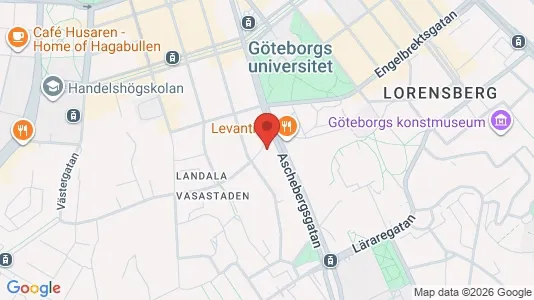 Apartments for rent i Gothenburg City Centre - kort over placeringen