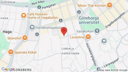 Apartments for rent i Gothenburg City Centre - kort over placeringen