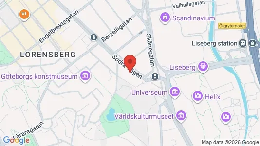 Apartments for rent i Johanneberg - kort over placeringen