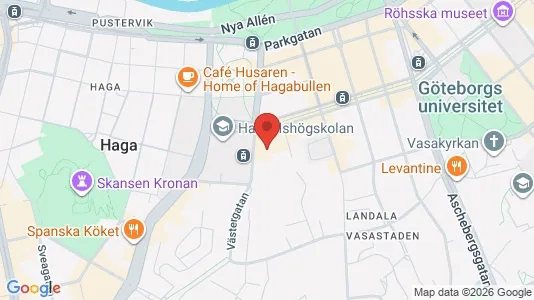 Apartments for rent i Gothenburg City Centre - kort over placeringen