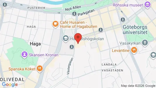 Apartments for rent i Gothenburg City Centre - kort over placeringen