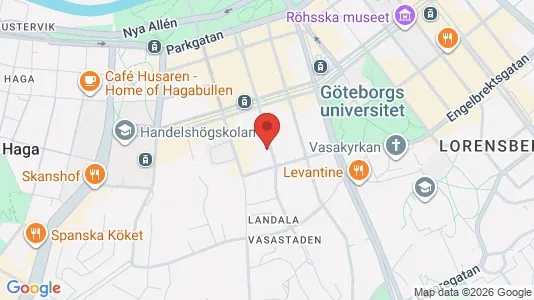 Apartments for rent i Gothenburg City Centre - kort over placeringen
