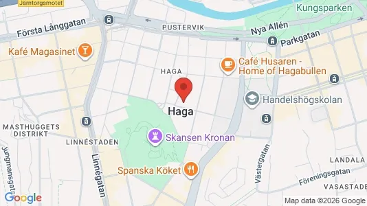 Apartments for rent i Gothenburg City Centre - kort over placeringen