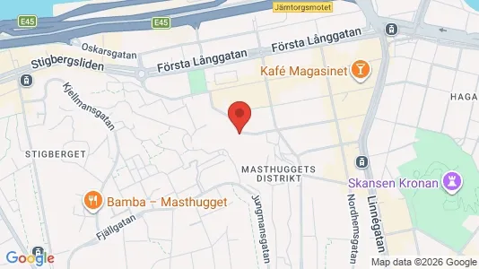 Apartments for rent i Gothenburg City Centre - kort over placeringen