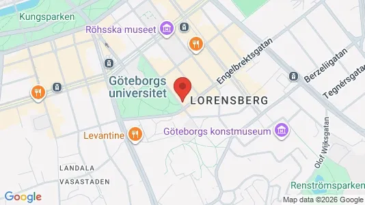 Apartments for rent i Gothenburg City Centre - kort over placeringen