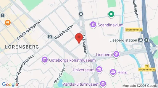 Apartments for rent i Örgryte-Härlanda - kort over placeringen