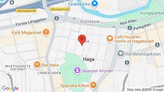 Apartments for rent i Gothenburg City Centre - kort over placeringen