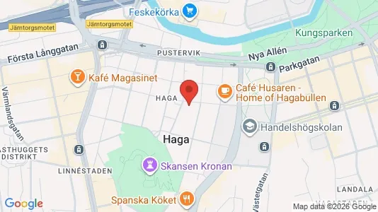 Apartments for rent i Gothenburg City Centre - kort over placeringen