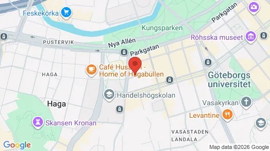 Apartments for rent i Gothenburg City Centre - kort over placeringen