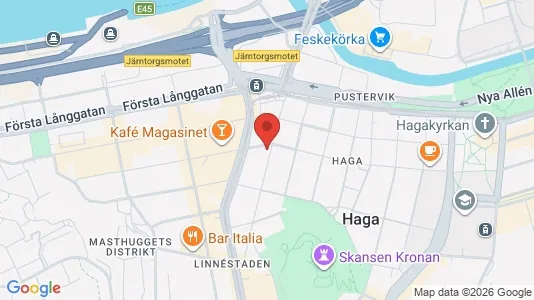 Apartments for rent i Gothenburg City Centre - kort over placeringen