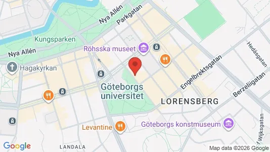 Apartments for rent i Gothenburg City Centre - kort over placeringen