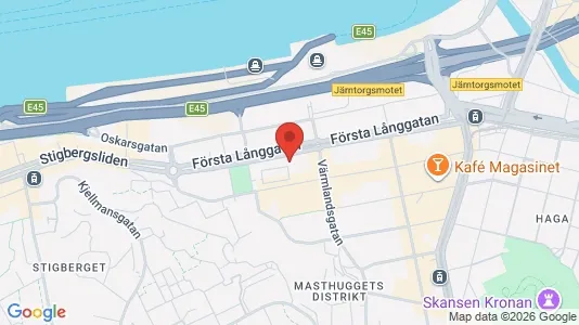 Apartments for rent i Gothenburg City Centre - kort over placeringen