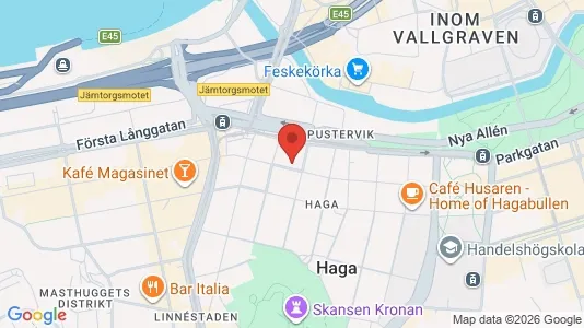 Apartments for rent i Gothenburg City Centre - kort over placeringen