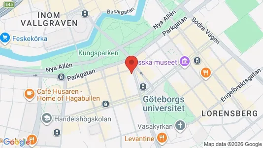 Apartments for rent i Gothenburg City Centre - kort over placeringen