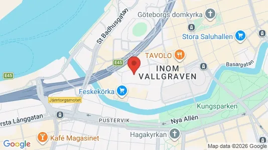 Apartments for rent i Gothenburg City Centre - kort over placeringen