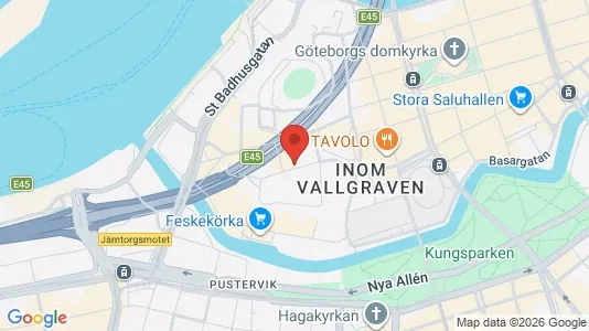 Apartments for rent i Gothenburg City Centre - kort over placeringen