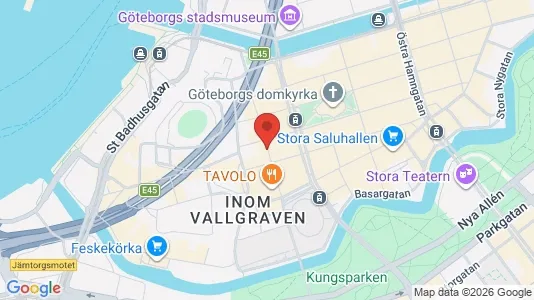 Apartments for rent i Gothenburg City Centre - kort over placeringen