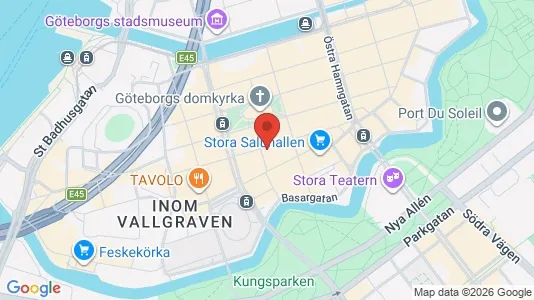 Apartments for rent i Gothenburg City Centre - kort over placeringen
