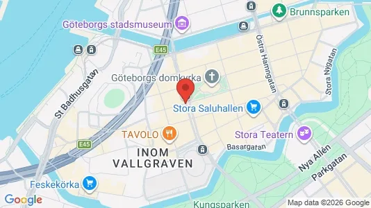 Apartments for rent i Gothenburg City Centre - kort over placeringen